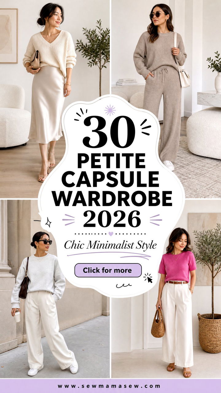 30 Petite Capsule Wardrobe 2026 for Chic Minimalists - 30 Petite Capsule Wardrobe 2026 for Chic Minimalists