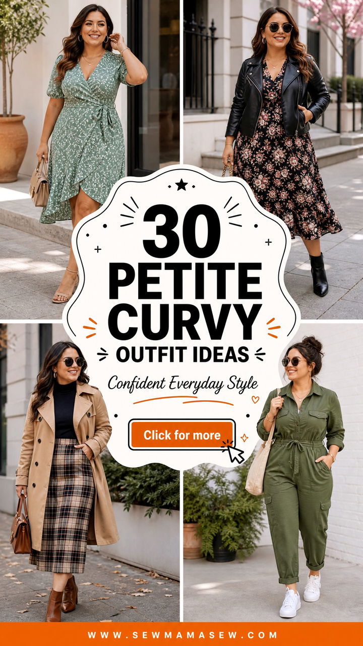30 Petite Curvy Outfit Ideas for Confident Everyday Style - 30 Petite Curvy Outfit Ideas for Confident Everyday Style