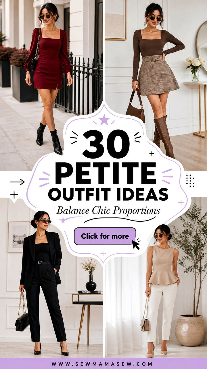30 Petite Outfit Ideas to Balance Proportions for Chic Looks - 30 Petite Outfit Ideas to Balance Proportions for Chic Looks