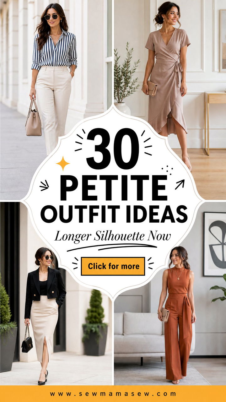 30 Petite Outfit Ideas to Create a Longer Silhouette Now - 30 Petite Outfit Ideas to Create a Longer Silhouette Now