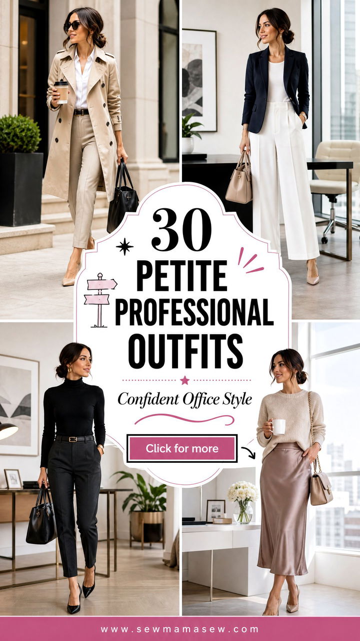 30 Petite Professional Outfits For Confident Office Style - 30 Petite Professional Outfits For Confident Office Style