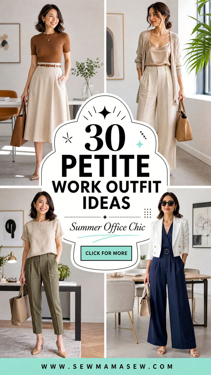 30 Petite Work Outfit Ideas Summer Women Will Love This Year - 30 Petite Work Outfit Ideas Summer Women Will Love This Year