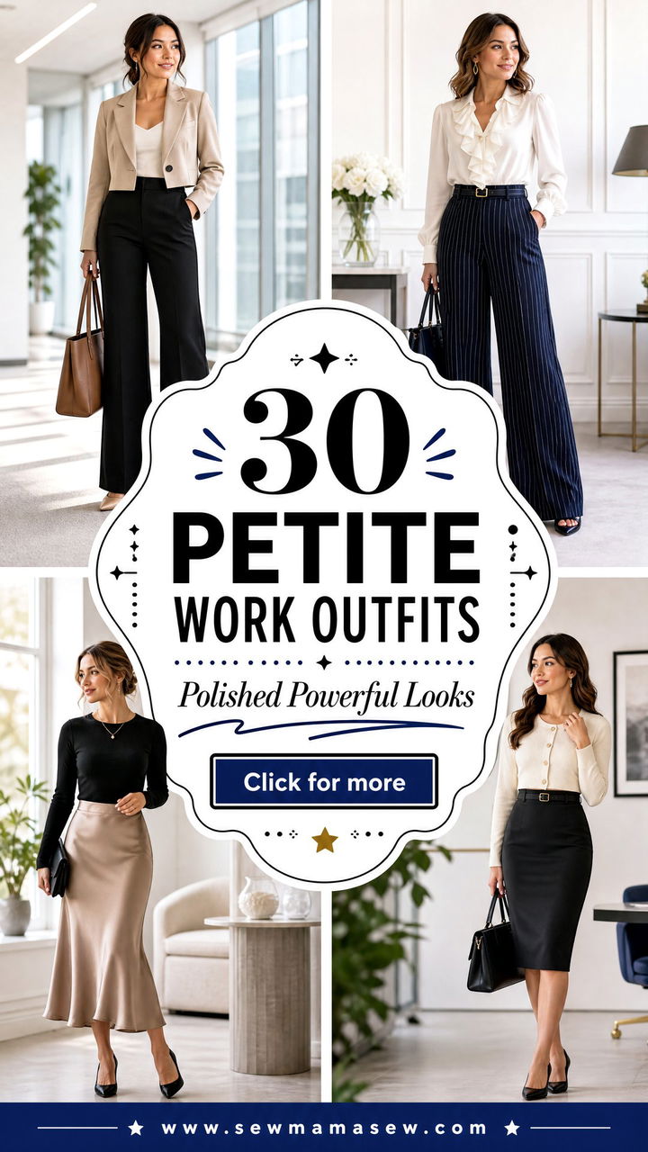 30 Petite Work Outfits That Look Polished And Powerful Now - 30 Petite Work Outfits That Look Polished And Powerful Now