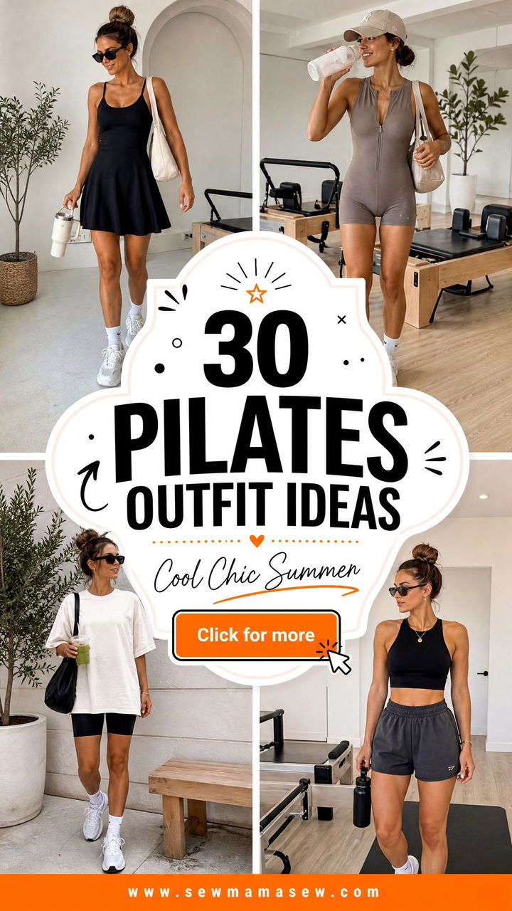 30 Pilates Outfit Ideas For Summer To Look Cool And Chic - 30 Pilates Outfit Ideas For Summer To Look Cool And Chic