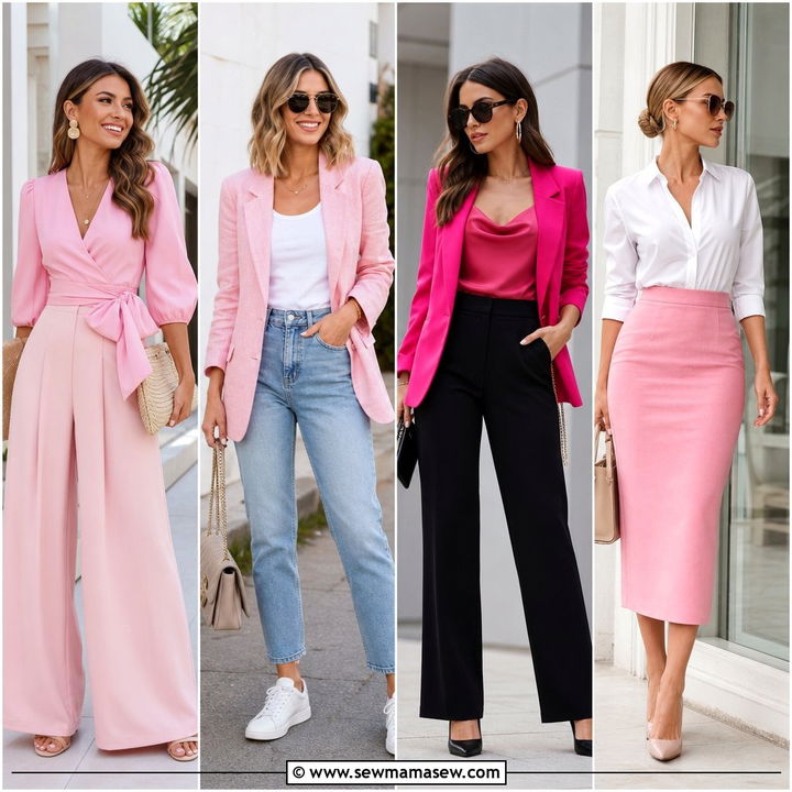 30 Pink Outfit Ideas for Work: Polished Office Looks Now