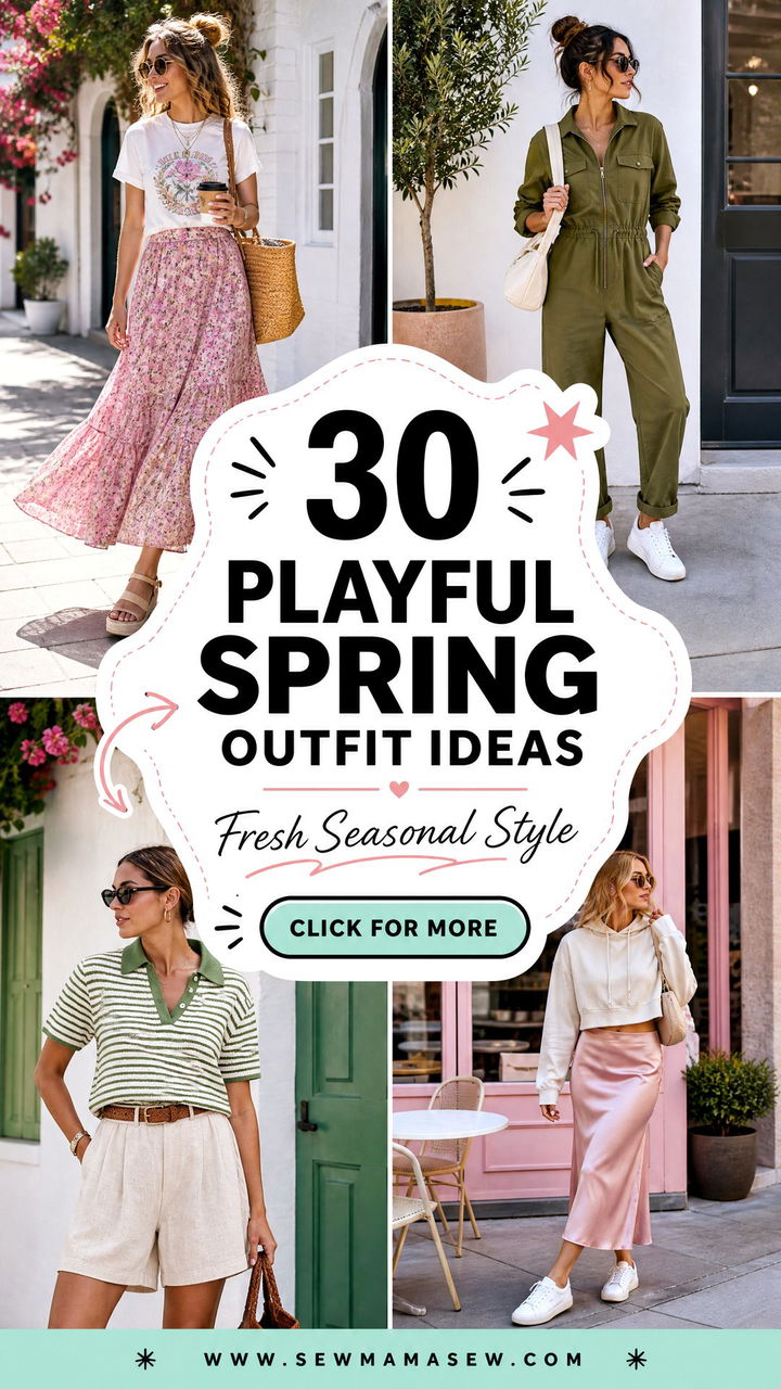 30 Playful Spring Outfit Ideas for Fresh Seasonal Style - 30 Playful Spring Outfit Ideas for Fresh Seasonal Style