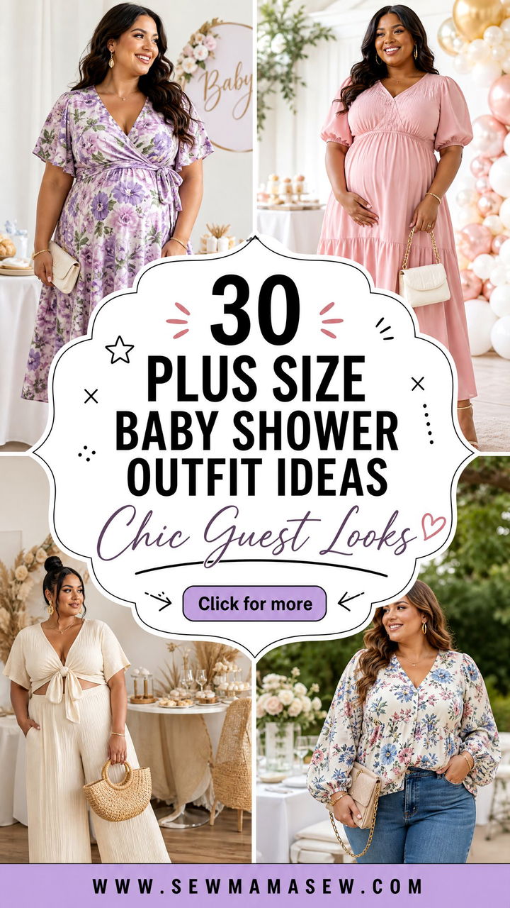 30 Plus Size Baby Shower Outfit Ideas Chic Guest Looks - 30 Plus Size Baby Shower Outfit Ideas: Chic Guest Looks