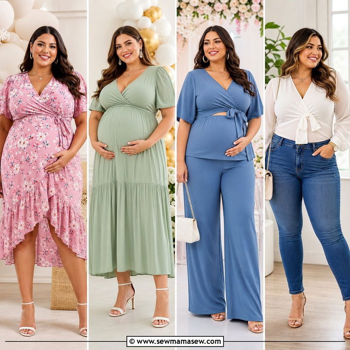 30 Plus Size Baby Shower Outfit Ideas: Chic Guest Looks