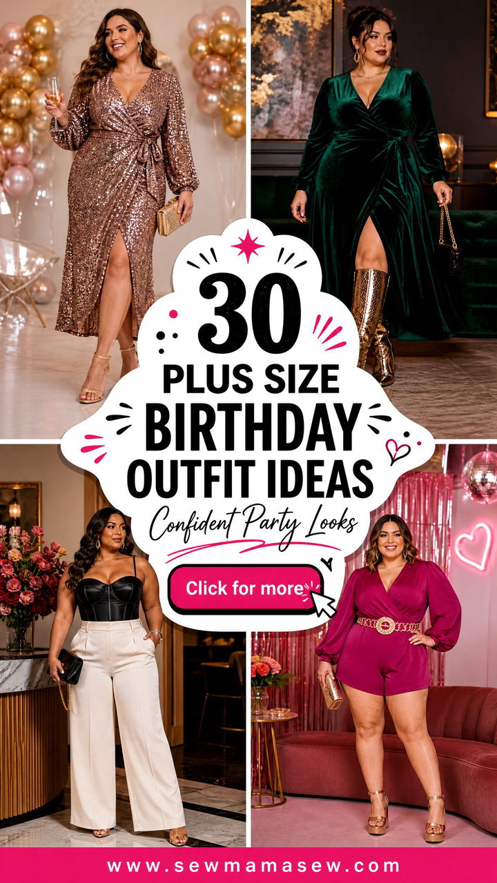 30 Plus Size Birthday Outfit Ideas Confident Party Looks - 30 Plus Size Birthday Outfit Ideas: Confident Party Looks