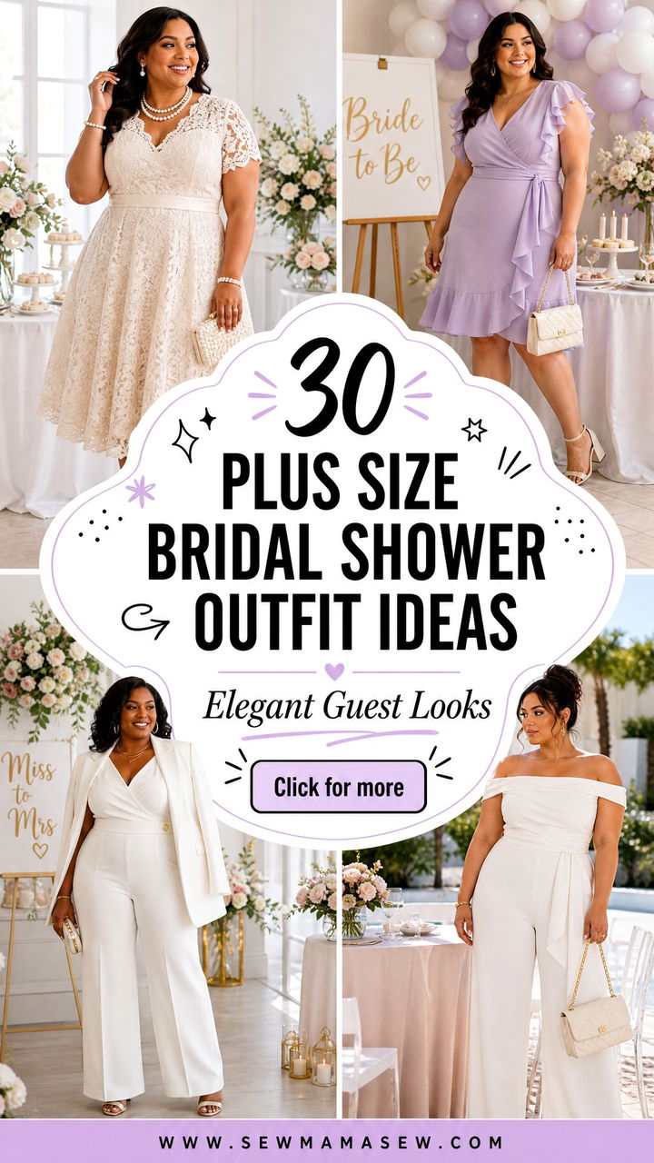 30 Plus Size Bridal Shower Outfit Ideas Elegant Guest Looks - 30 Plus Size Bridal Shower Outfit Ideas: Elegant Guest Looks