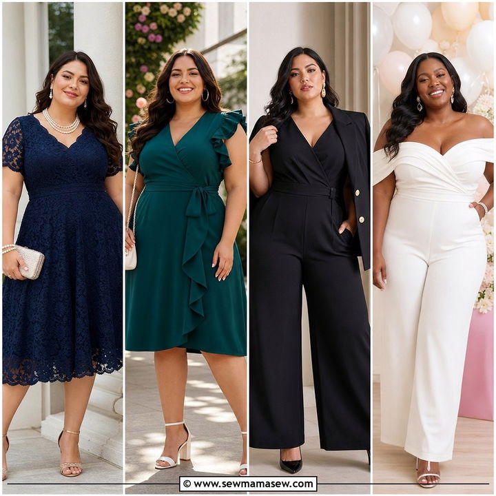 30 Plus Size Bridal Shower Outfit Ideas: Elegant Guest Looks