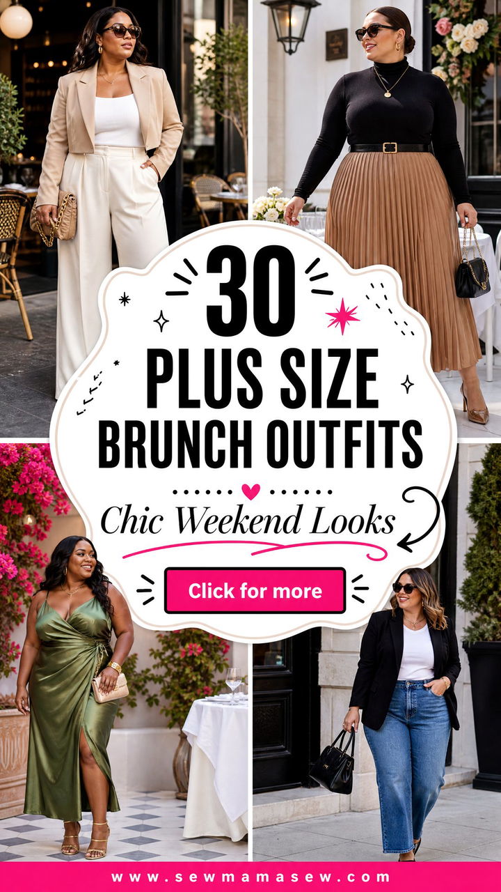 30 Plus Size Brunch Outfits for Chic Curvy Weekend Style - 30 Plus Size Brunch Outfits for Chic Curvy Weekend Style
