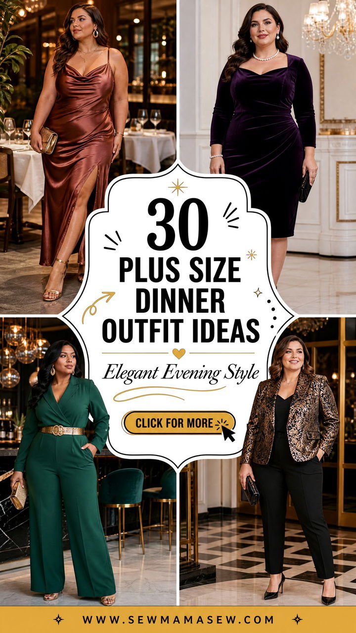 30 Plus Size Dinner Outfit Ideas for Polished Evenings - 30 Plus Size Dinner Outfit Ideas for Polished Evenings