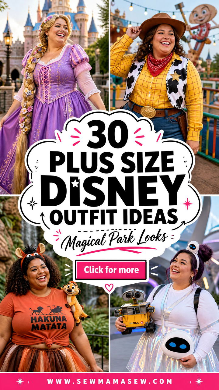 30 Plus Size Disney Outfit Ideas for Magical Park Days - 30 Plus Size Disney Outfit Ideas for Magical Park Days