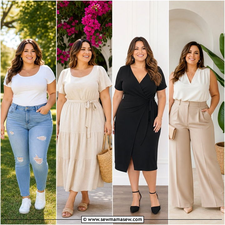 30 Plus Size Family Photo Outfit Ideas for Flattering Looks