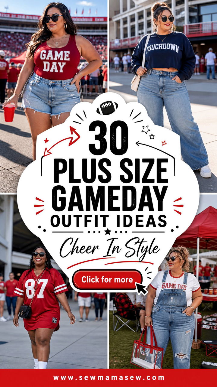 30 Plus Size Gameday Outfit Ideas for Confident Fans - 30 Plus Size Gameday Outfit Ideas for Confident Fans