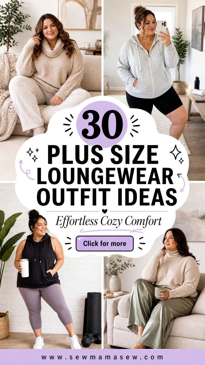30 Plus Size Loungewear Outfit Ideas for Effortless Comfort - 30 Plus Size Loungewear Outfit Ideas for Effortless Comfort