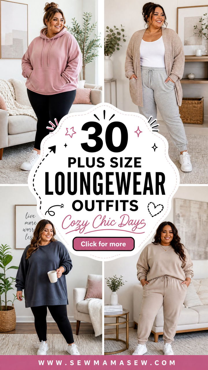 30 Plus Size Loungewear Outfits for Cozy Chic Days at Home - 30 Plus Size Loungewear Outfits for Cozy Chic Days at Home