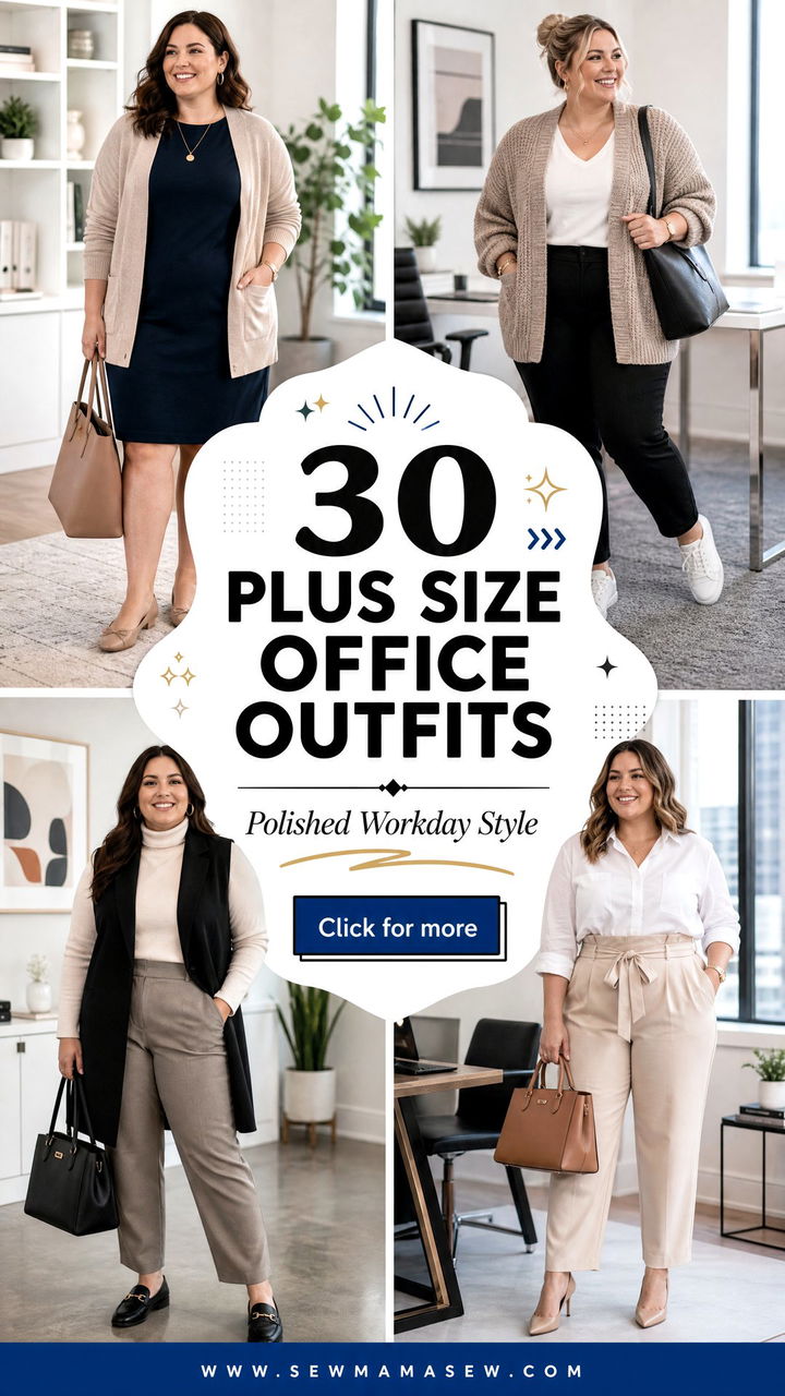 30 Plus Size Office Outfits for Polished Workday Style - 30 Plus Size Office Outfits for Polished Workday Style