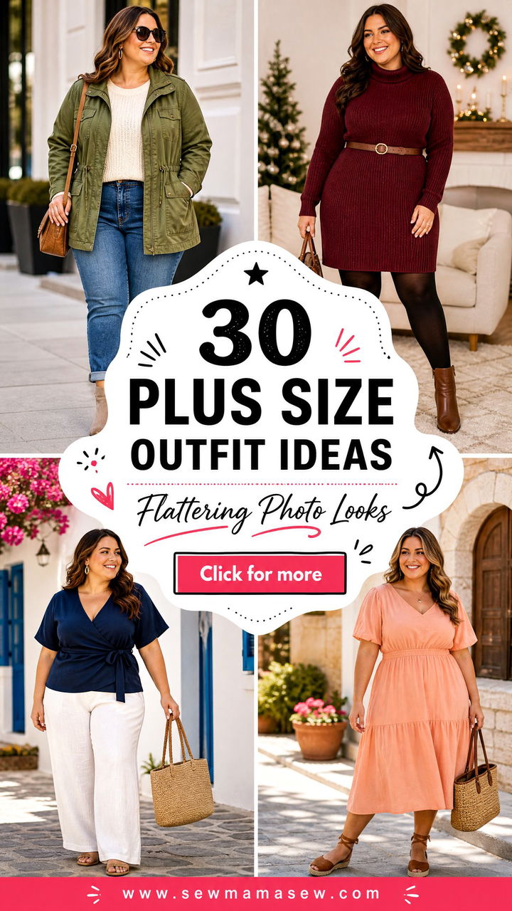 30 Plus Size Outfit Ideas For Family Photos That Flatter - 30 Plus Size Outfit Ideas For Family Photos That Flatter