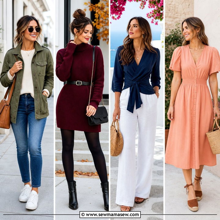 30 Plus Size Outfit Ideas For Family Photos That Flatter