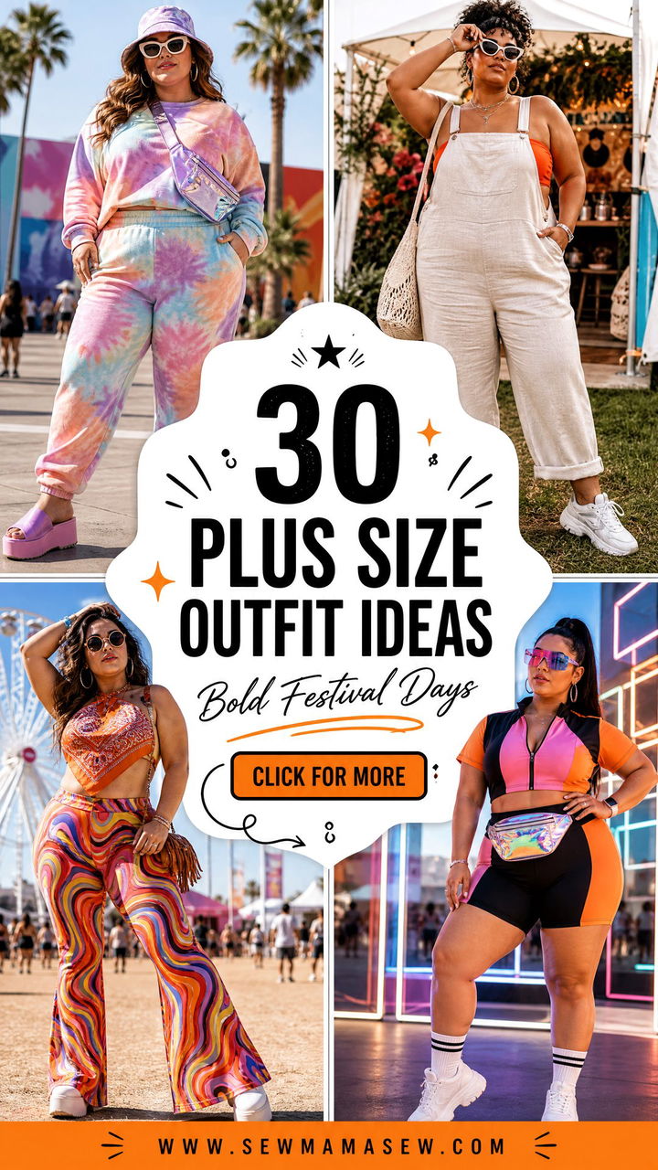 30 Plus Size Outfit Ideas For Festival Days With Bold Style - 30 Plus Size Outfit Ideas For Festival Days With Bold Style