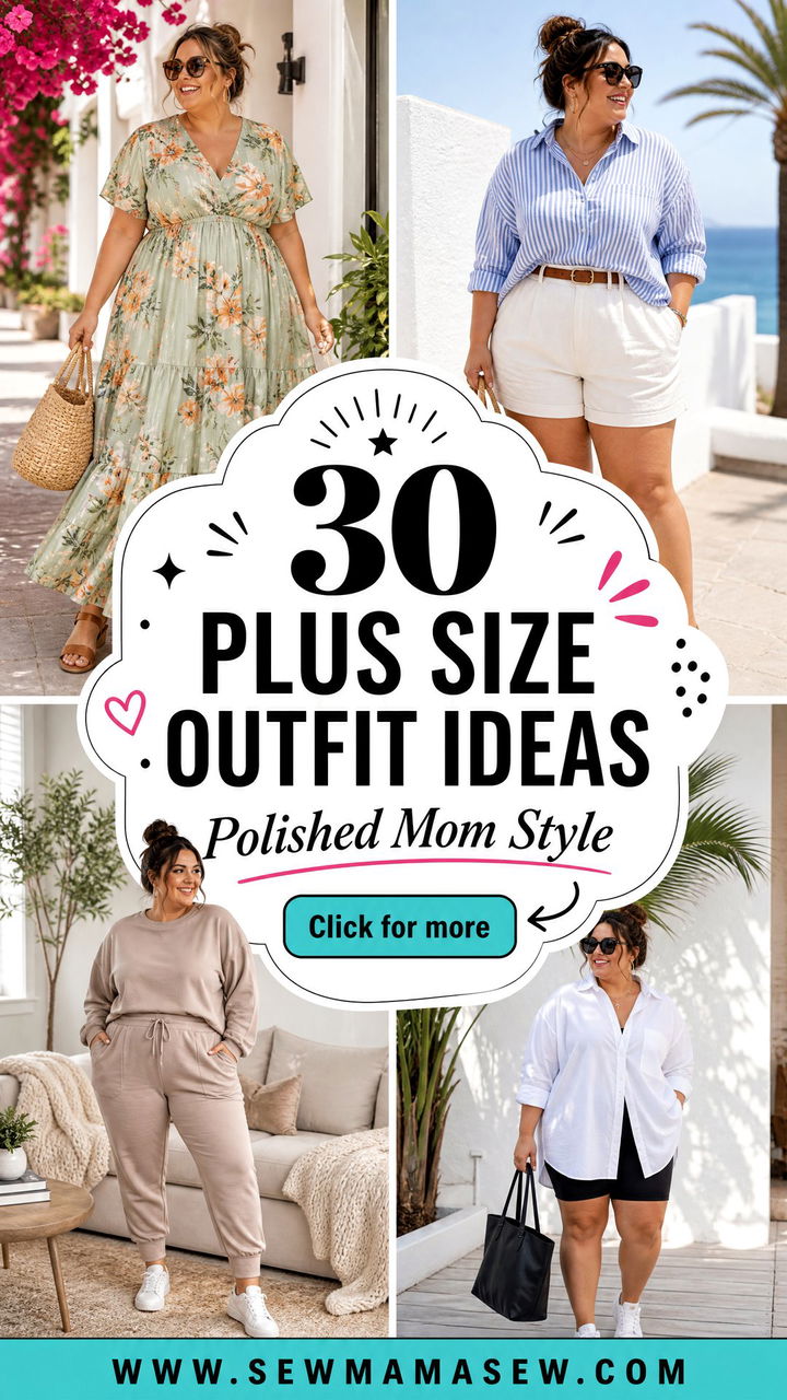 30 Plus Size Outfit Ideas For Moms To Feel Polished Fast - 30 Plus Size Outfit Ideas For Moms To Feel Polished Fast