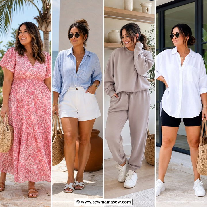 30 Plus Size Outfit Ideas For Moms To Feel Polished Fast