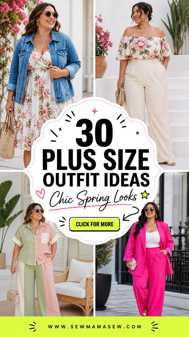 30 Plus Size Outfit Ideas Spring 2026 Chic Fresh Looks - 30 Plus Size Outfit Ideas Spring 2026: Chic Fresh Looks