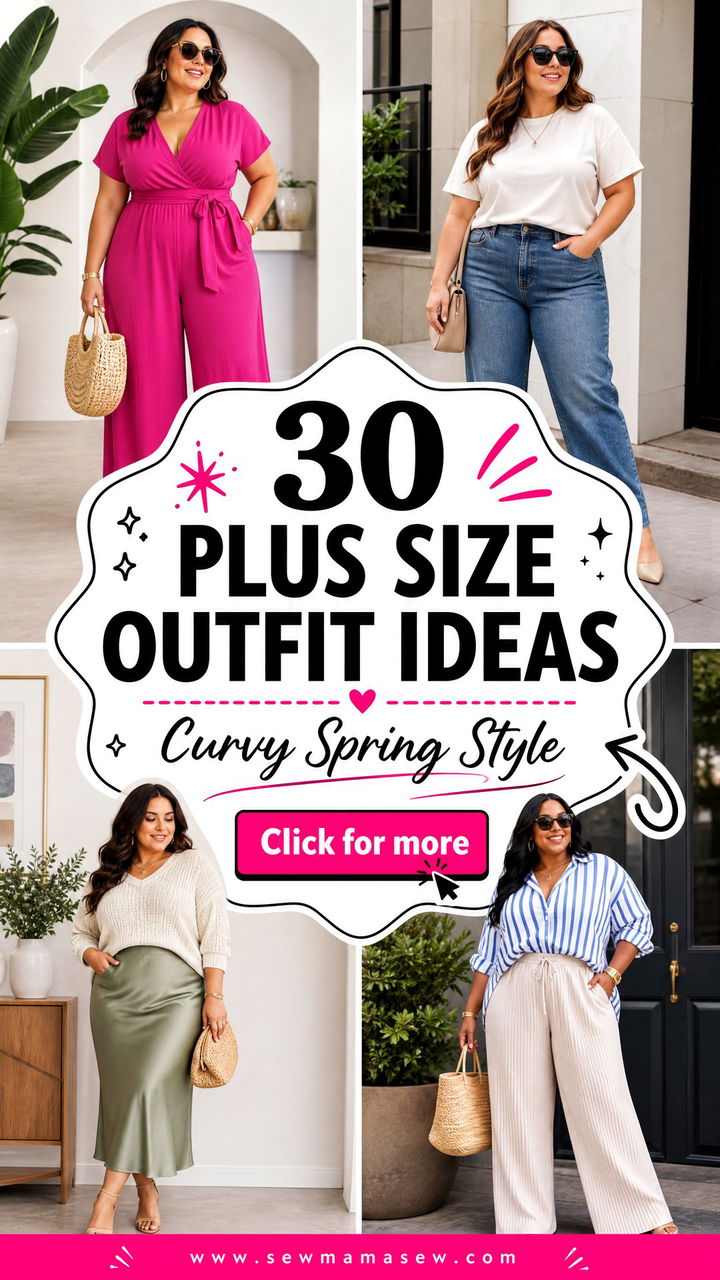 30 Plus Size Outfit Ideas Spring 2026 for Curvy Style - 30 Plus Size Outfit Ideas Spring 2026 for Curvy Style