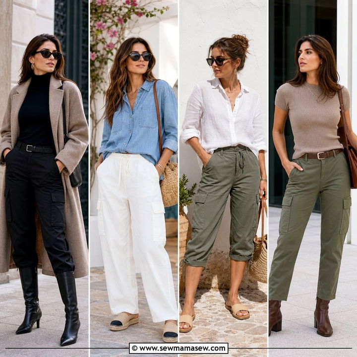 30 Plus Size Outfit Ideas With Cargo Pants For Chic Days