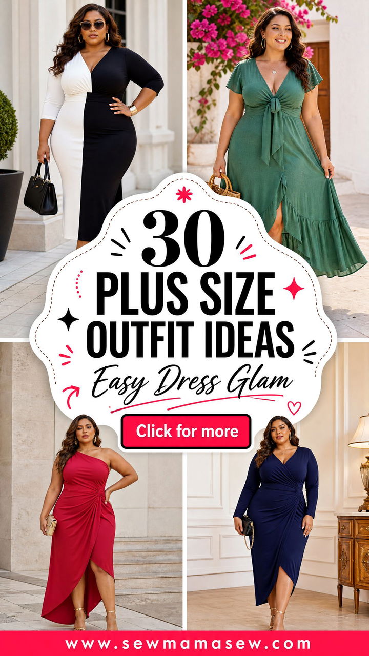 30 Plus Size Outfit Ideas With Dresses For Easy Glam - 30 Plus Size Outfit Ideas With Dresses For Easy Glam