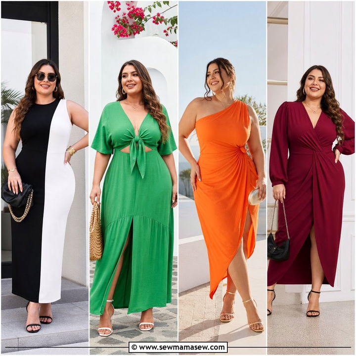 30 Plus Size Outfit Ideas With Dresses For Easy Glam