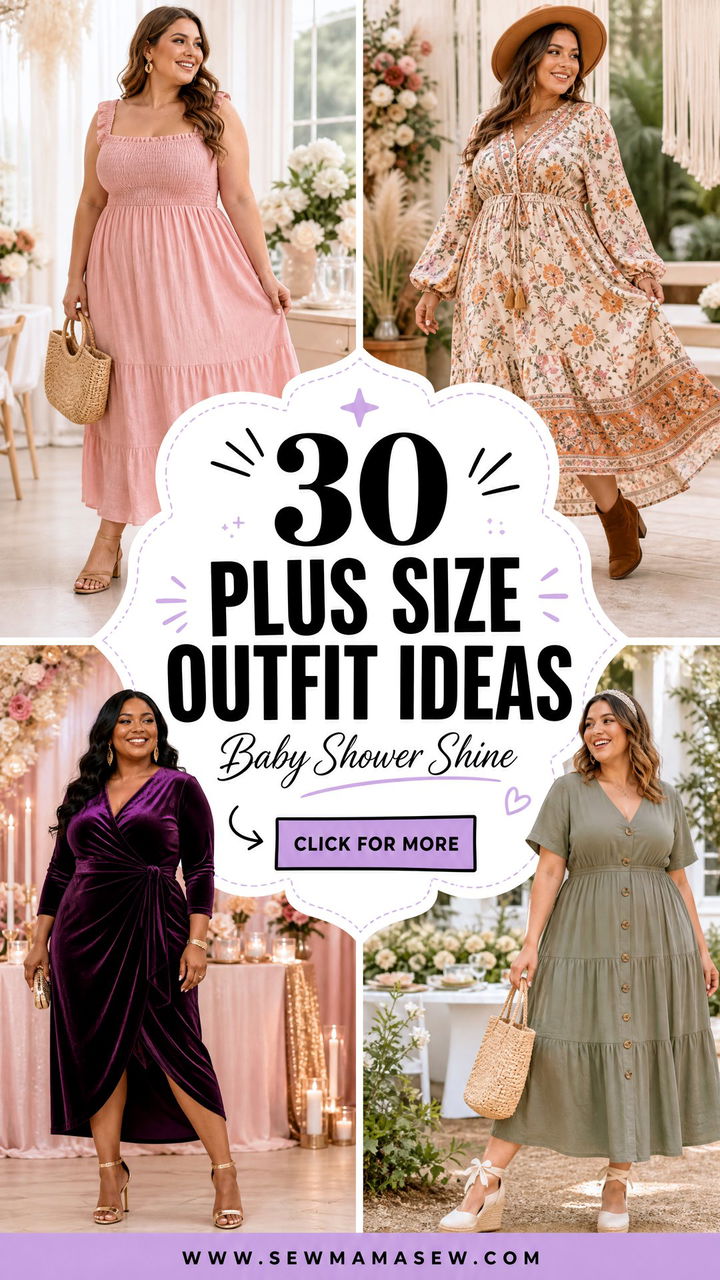 30 Plus Size Outfit Ideas for Baby Shower Guests to Shine - 30 Plus Size Outfit Ideas for Baby Shower Guests to Shine