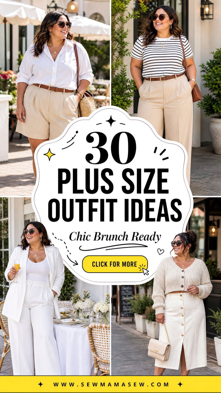 30 Plus Size Outfit Ideas for Brunch to Feel Chic and Ready - 30 Plus Size Outfit Ideas for Brunch to Feel Chic & Ready