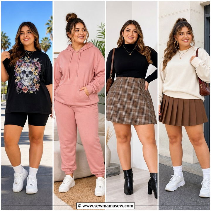 30 Plus Size Outfit Ideas for Teens: Cute School Looks