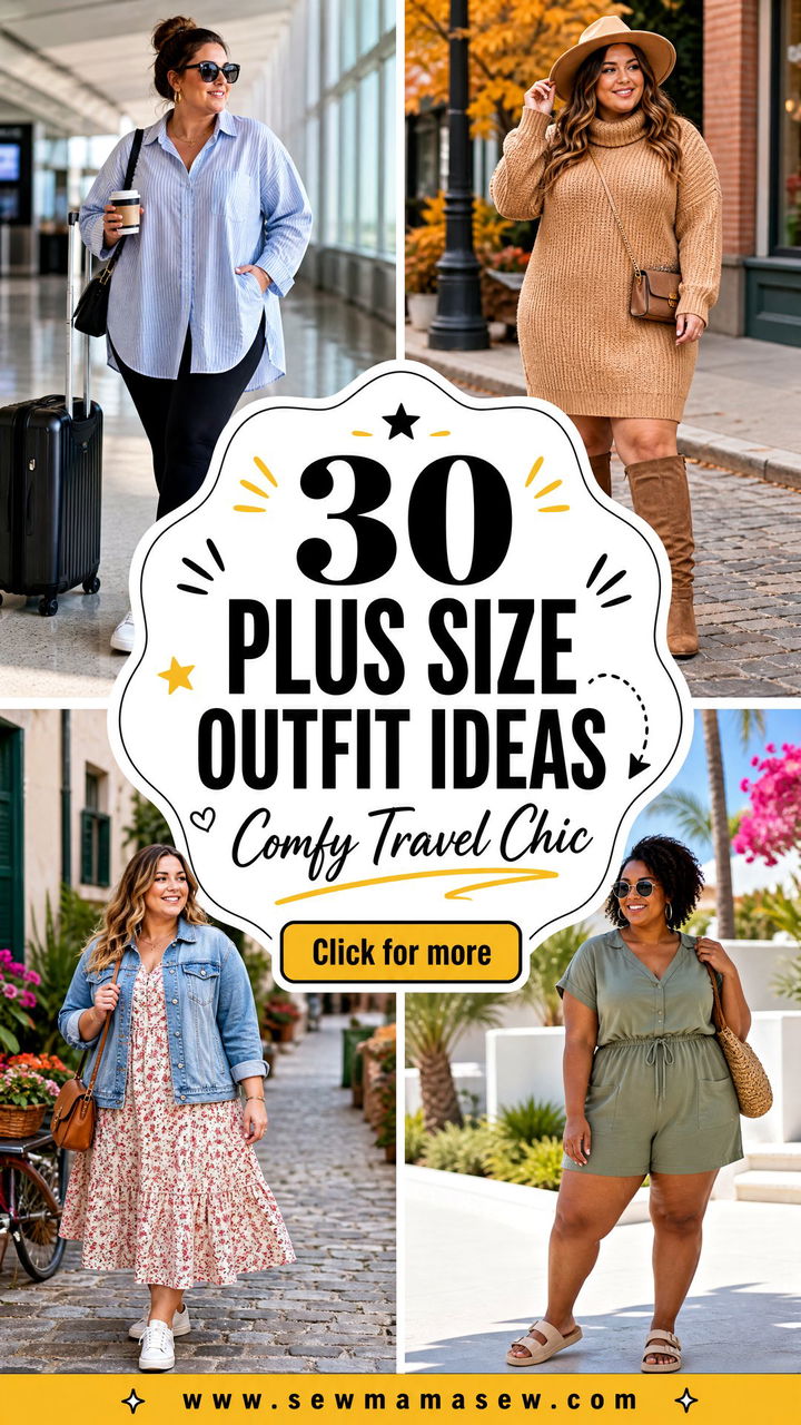 30 Plus Size Outfit Ideas for Travel Comfy Chic Looks - 30 Plus Size Outfit Ideas for Travel: Comfy Chic Looks