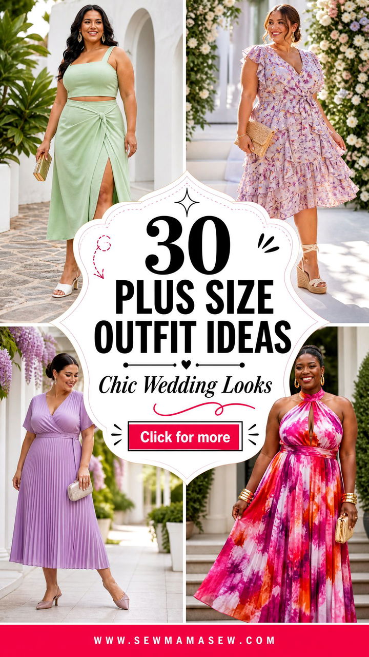 30 Plus Size Outfit Ideas for Wedding Guest Chic Looks - 30 Plus Size Outfit Ideas for Wedding Guest: Chic Looks