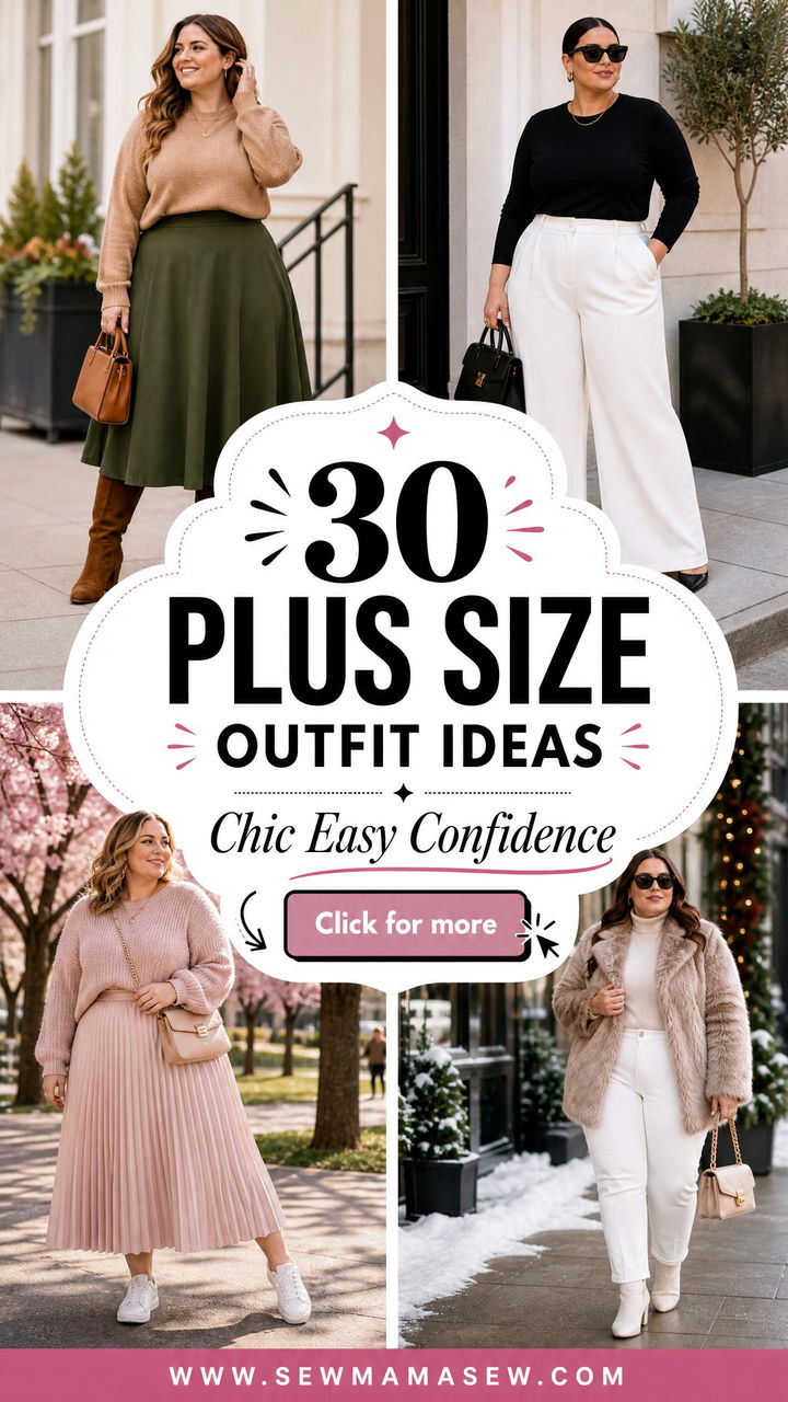 30 Plus Size Outfit Ideas for Women Over 60 Chic and Easy - 30 Plus Size Outfit Ideas for Women Over 60, Chic & Easy