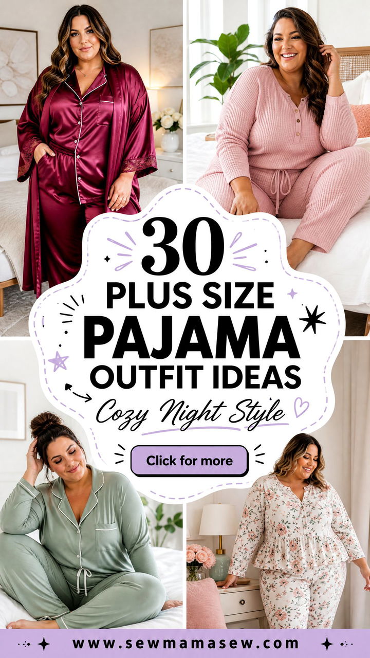 30 Plus Size Pajama Outfit Ideas For Cozy Nights In Style - 30 Plus Size Pajama Outfit Ideas For Cozy Nights In Style