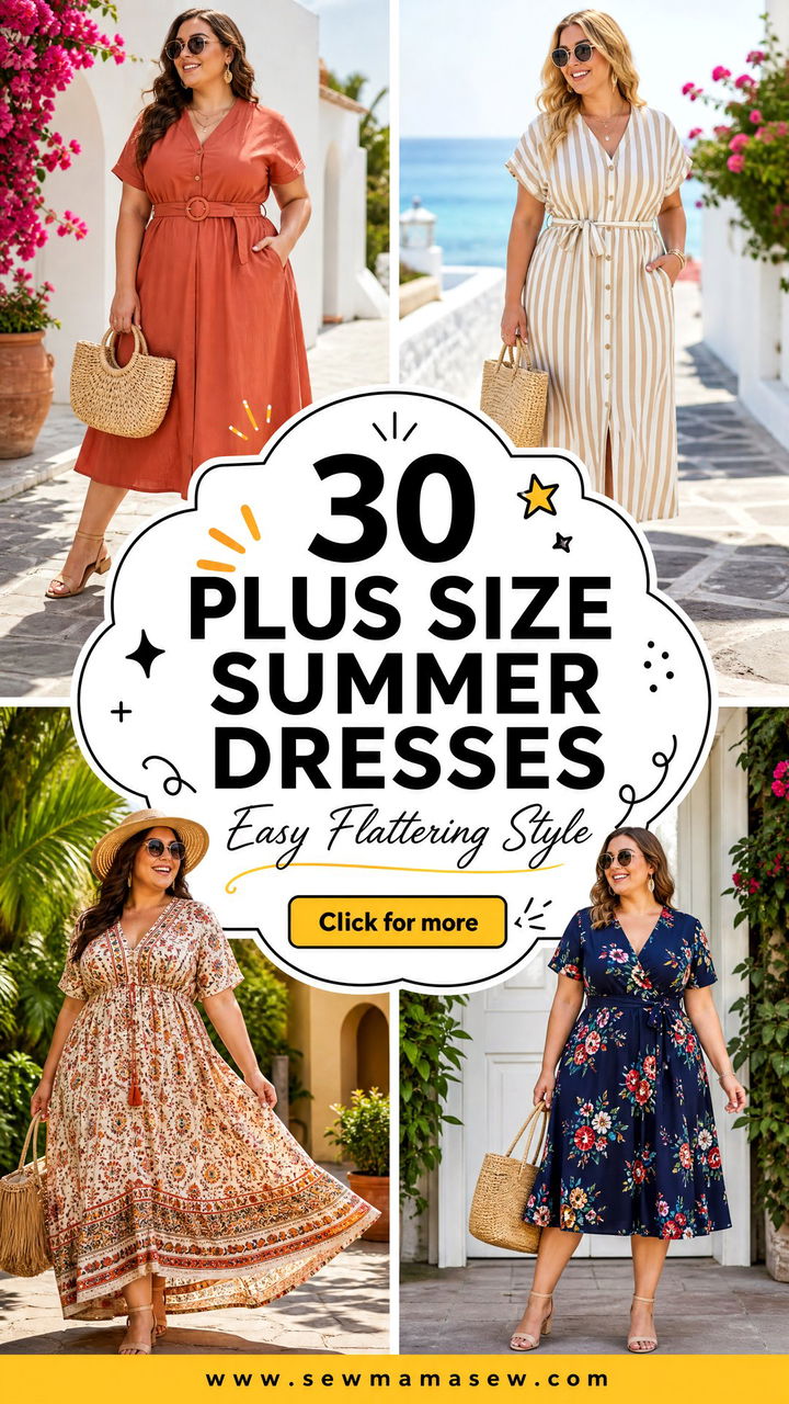 30 Plus Size Summer Dresses for Easy Flattering Style - 30 Plus Size Summer Dresses for Easy, Flattering Style