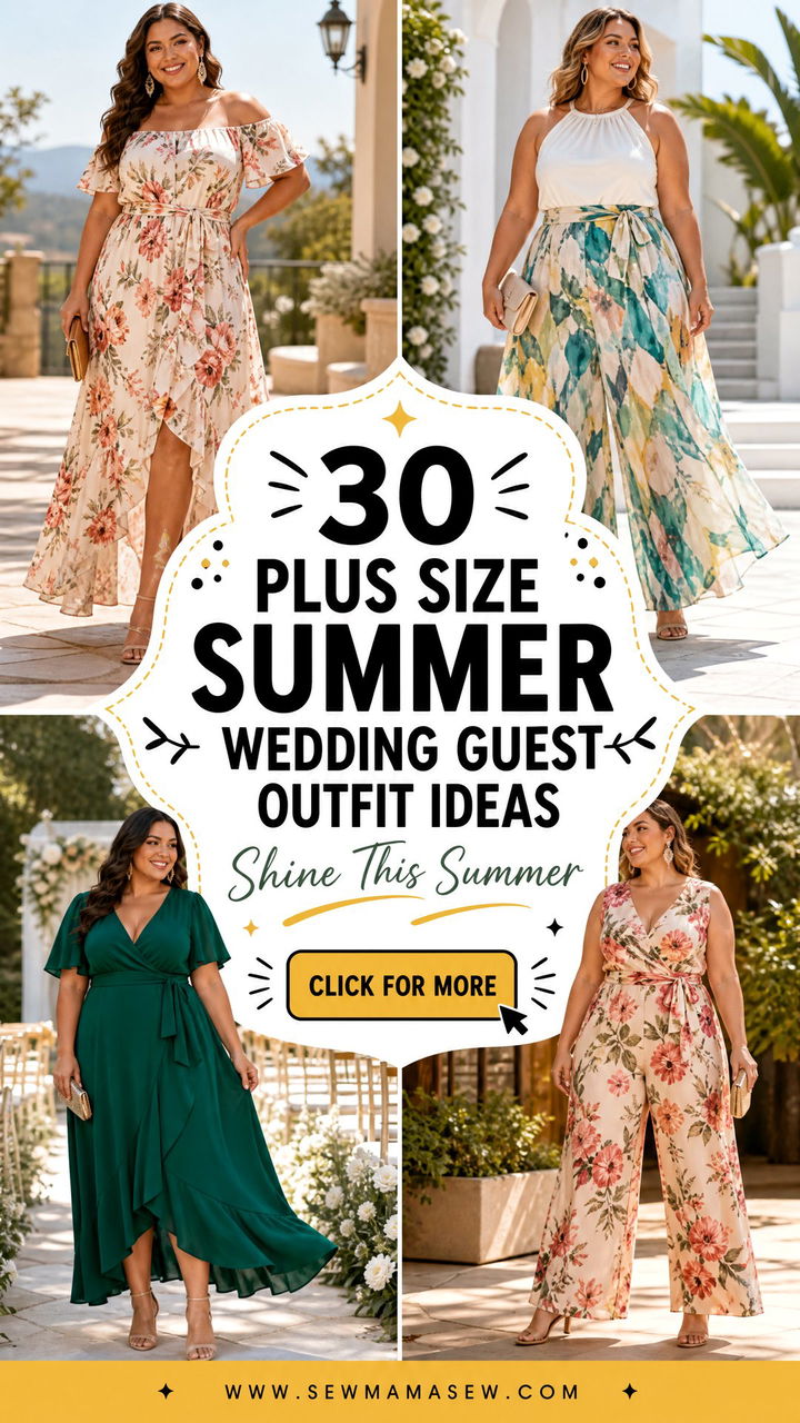30 Plus Size Summer Wedding Guest Outfit Ideas to Shine - 30 Plus Size Summer Wedding Guest Outfit Ideas to Shine