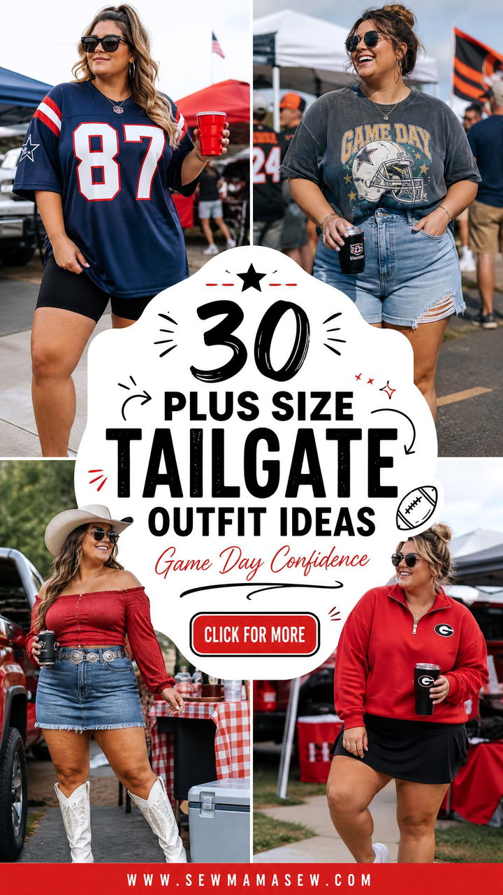 30 Plus Size Tailgate Outfit Ideas for Game Day Confidence - 30 Plus Size Tailgate Outfit Ideas for Game Day Confidence