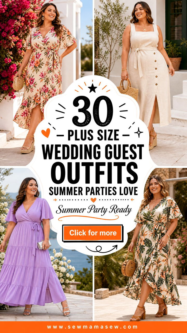 30 Plus Size Wedding Guest Outfits Summer Parties Love - 30 Plus Size Wedding Guest Outfits Summer Parties Love