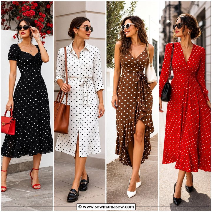 30 Polka Dot Dress Outfit Ideas: Chic Looks for Every Mood