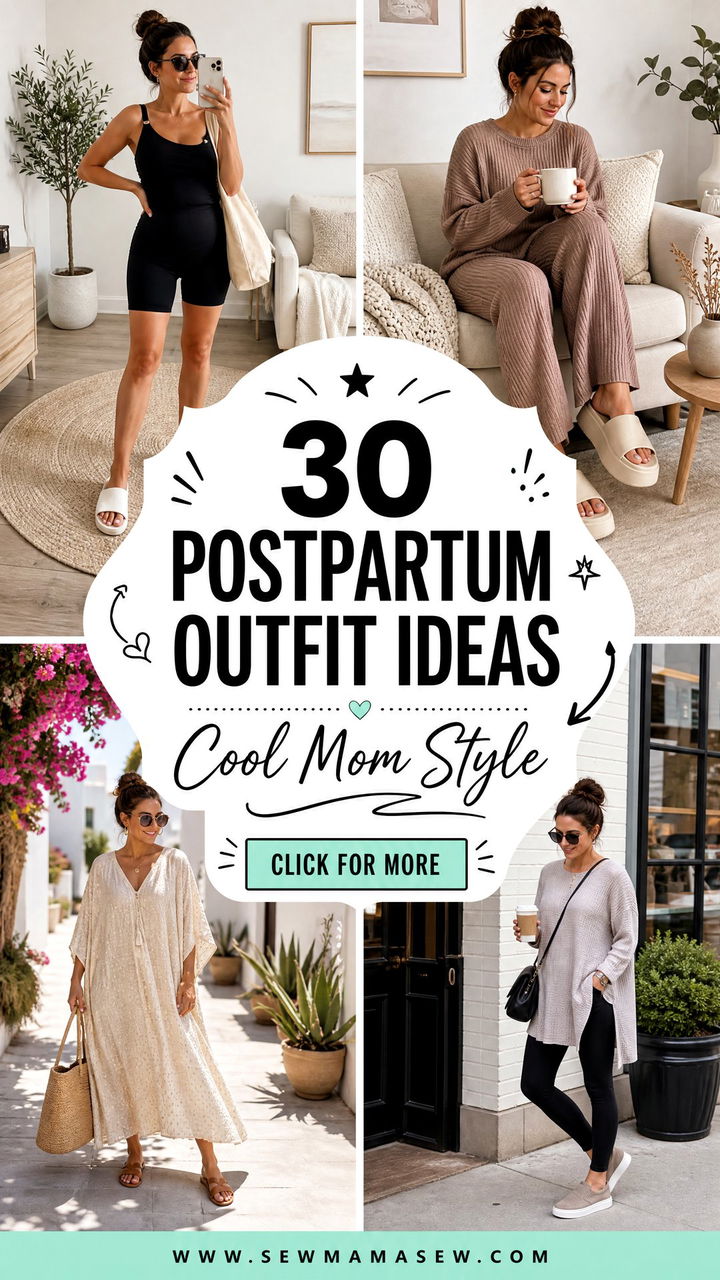 30 Postpartum Outfit Ideas Summer Moms Will Love - 30 Postpartum Outfit Ideas Summer Moms Will Love