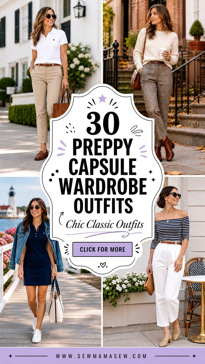 30 Preppy Capsule Wardrobe Outfits Chic Classics to Try - 30 Preppy Capsule Wardrobe Outfits: Chic Classics to Try