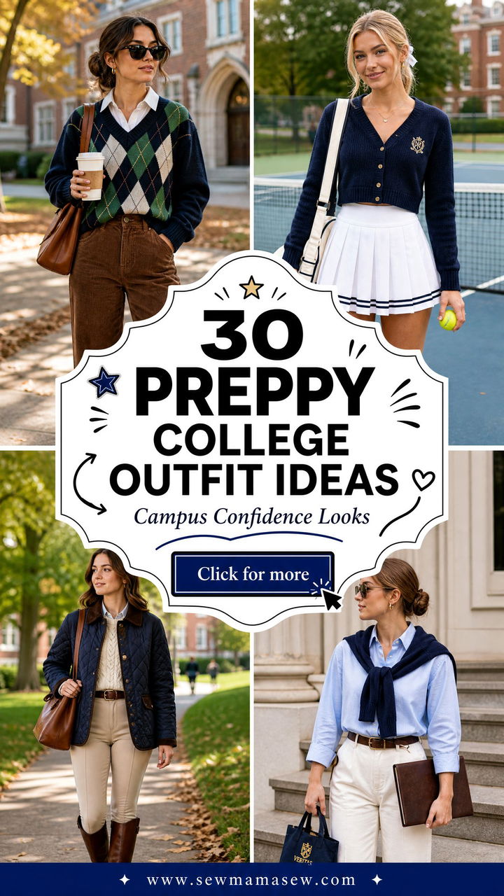 30 Preppy College Outfit Ideas for Campus Confidence - 30 Preppy College Outfit Ideas for Campus Confidence
