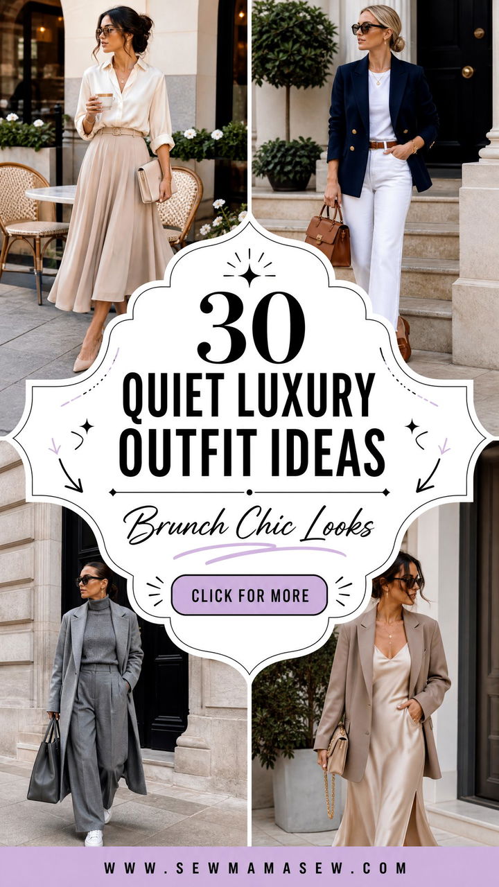 30 Quiet Luxury Outfit Ideas for Brunch Chic Looks - 30 Quiet Luxury Outfit Ideas for Brunch Chic Looks