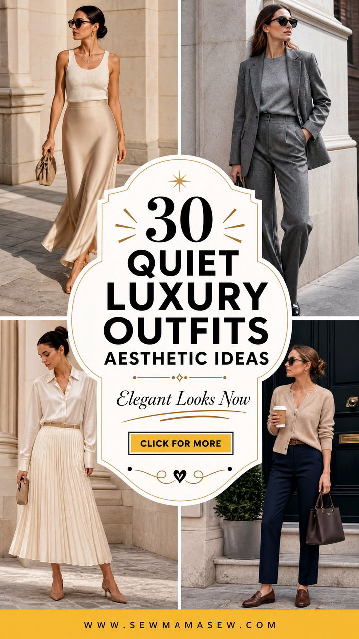 30 Quiet Luxury Outfits Aesthetic Ideas to Copy Now - 30 Quiet Luxury Outfits Aesthetic Ideas to Copy Now